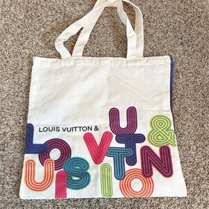 Louis Vuitton Gift With Purchase Colorful Canvas Tote